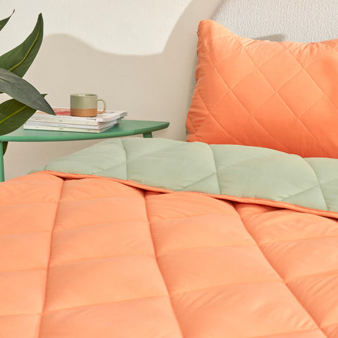 Karaca Home Smart Comfort Orange Einzelbett Schlafset