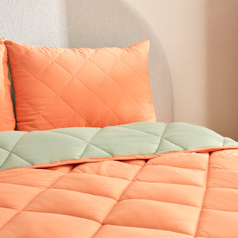 Karaca Home Smart Comfort Orange Einzelbett Schlafset