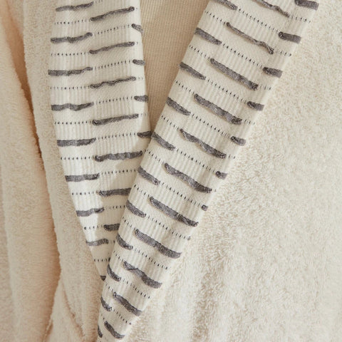 Karaca Home Dena 100% Baumwolle Familien-Badset Offwhite