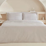 Karaca Home White Collection Lavin 100% Baumwolle Doppelbett Bettwäsche Set Stone