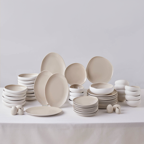 Karaca Earth Collection New Cupid 59-Teiliges 12-Personen Geschirrset