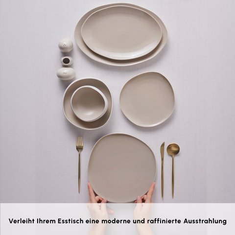 Karaca Earth Collection New Cupid 59-Teiliges 12-Personen Geschirrset