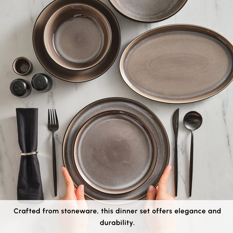 Karaca Earth Collection Mercure 59-Teiliges 12-Personen Geschirrset