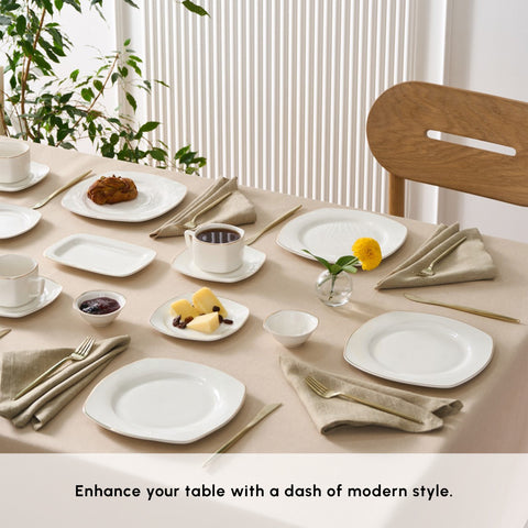 Karaca Elegance Bone Padoca 26-Teiliges 6-Personen Frühstücksset Gold