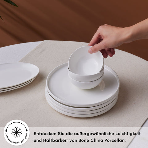 Karaca Forever Bone Fika 22-Teiliges 6-Personen Frühstücksset
