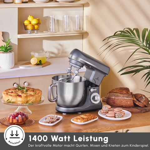 Karaca Blendburst Küchenchef, Grau 1400 W