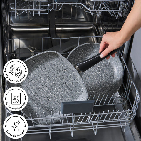 Karaca Gris Induktion Biogranit Pfannen und Grillset
