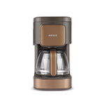 Karaca Just Coffee Aroma 2 in 1 Filterkaffee- und Teebrühmaschine Walnut Brown