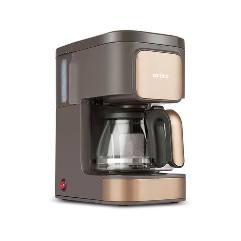 Karaca Just Coffee Aroma 2 in 1 Filterkaffee- und Teebrühmaschine Walnut Brown