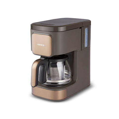 Karaca Just Coffee Aroma 2 in 1 Filterkaffee- und Teebrühmaschine Walnut Brown