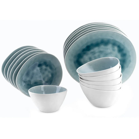 Karaca Turquoise Reactive 18 Teilige Geschirr Set für 6 Personen