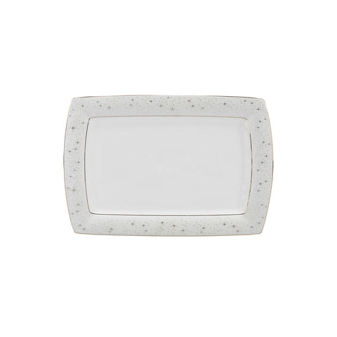 Karaca Fine Pearl Antares 62-teiliges quadratisches Geschirrset Perlmutt für 12 Personen