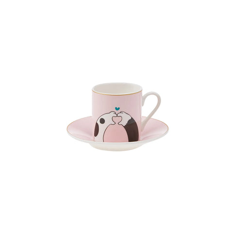 Karaca Paws 12 Piece Coffee Cup Set for 6 People