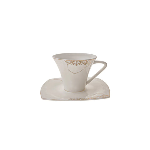 Karaca Fine Pearl Era 26-teiliges Frühstücksset und Servierschalen für 6 Personen