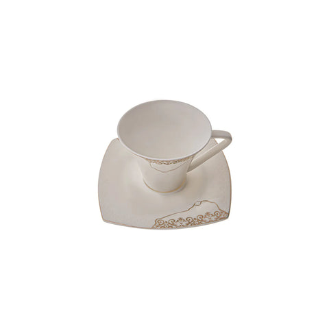 Karaca Fine Pearl Era 26-teiliges Frühstücksset und Servierschalen für 6 Personen