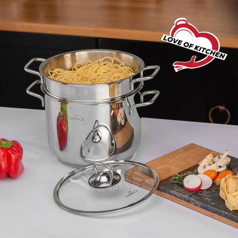 Karaca Love of Kitchen Kochtopf für Spaghetti Kochtopf