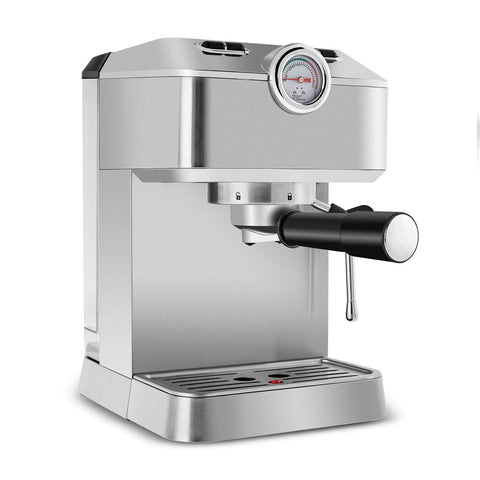 Karaca Coffee Art 1101 Milchaufschäumer, 20 Bar Druck, Espresso, Latte, Cappuccino, Americano Maschine 1,5L Inox