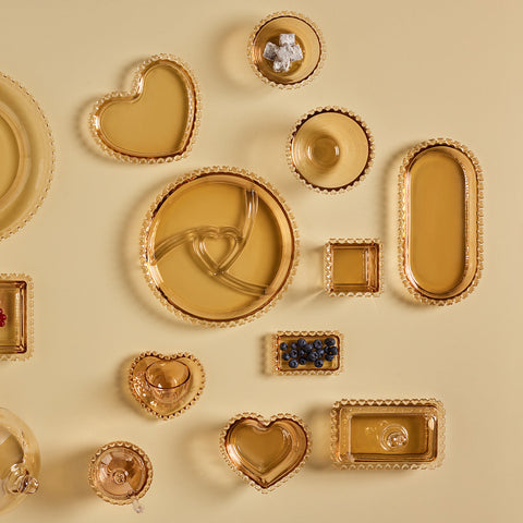 Karaca Glory Amber Servierteller, 19 cm