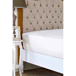 Karaca Home Spannbettlaken für Doppelbett Ecru