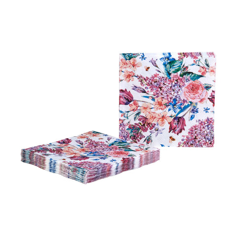 Karaca Flower Composition White Stoffserviette