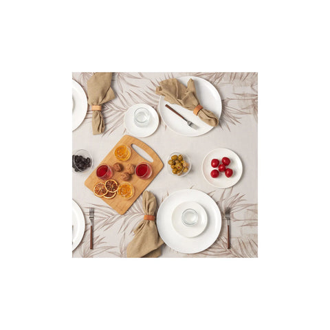 Karaca Darcy White for 6 Personen Frühstücksset und Servierschalen, 26 Teilig