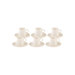 Karaca Wing 6 Personen Kaffeetassen-Set