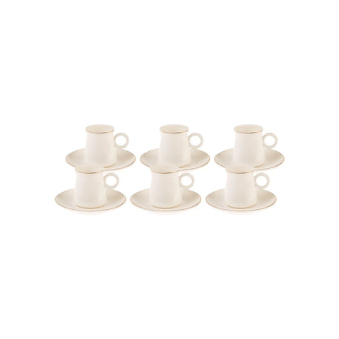 Karaca Wing 6 Personen Kaffeetassen-Set