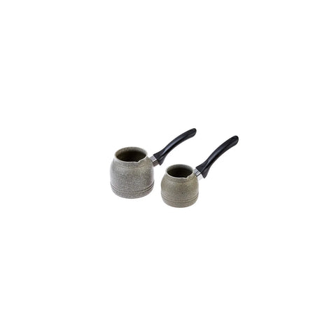 Karaca Darkstone 2 Teilige Kaffeekannen Set