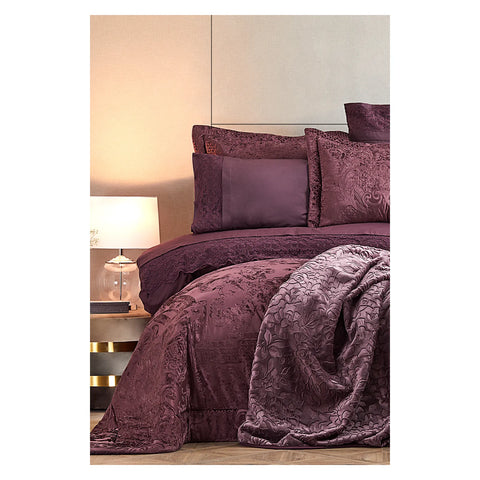 Karaca Home Valeria Royal Violett 10 Teiliges Hochzeitspaket