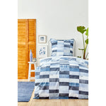 Karaca Home Drina Satin Bettwäsche-Set 155x220 cm + 80x80 cm