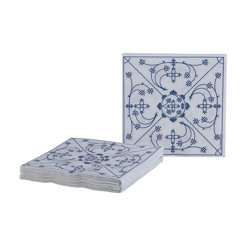 Karaca Indisch Blau Stoffserviette