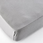 Karaca Home Jersey Fitted Bed Sheet Grey 70x140 cm + 20 cm Öko-Tex Zertifiziert