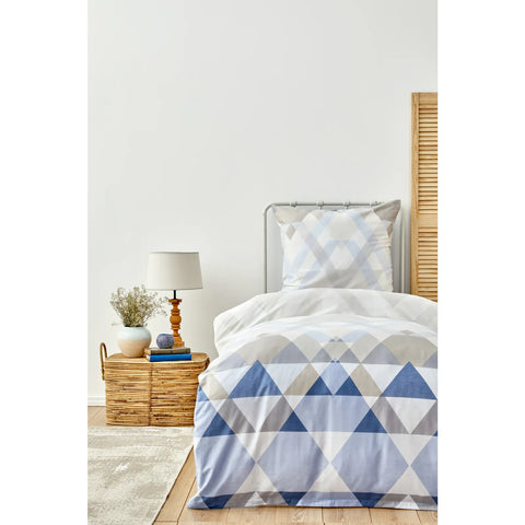 Karaca Home Astin Satin Bettwäsche-Set 155x220 cm + 80x80 cm