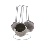 Karaca Biogranit Steel Plus Kaffeekannen-Set Grau