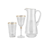 Karaca Elegant Lace Gold  Gläserset Gold  25- teilig