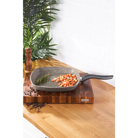 Karaca Dark Silver Bio Granit 28 cm Grillpfanne