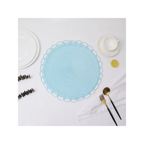 Karaca Sera Woven 2-teiliges amerikanisches Service-Set (Blau)