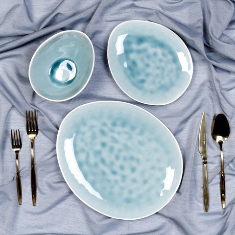 Karaca Turquoise Reactive 18 Teilige Geschirr Set für 6 Personen