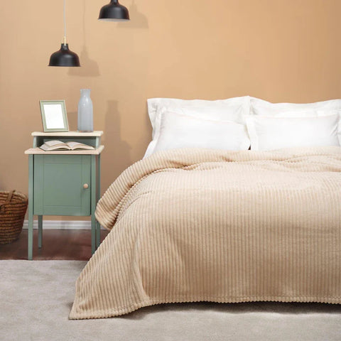 Karaca Home Joena Beige Einzeldecke