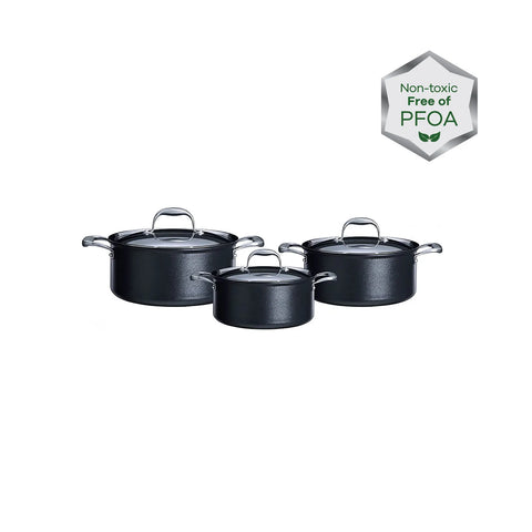 Karaca Bio Diamond Pro-Induktion 6-teiliges Midi-Kochtopf-Set