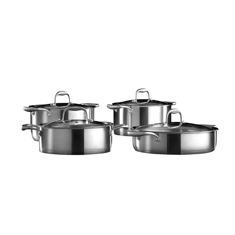 Karaca PowerSteel Pro Kyoto 8-teiliges Topf-Set aus Edelstahl
