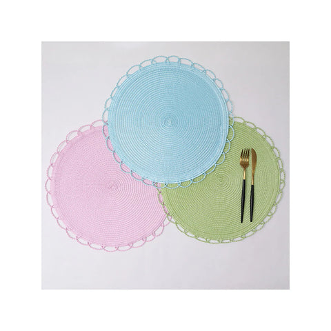 Karaca Sera Woven 2-teiliges amerikanisches Service-Set (Blau)