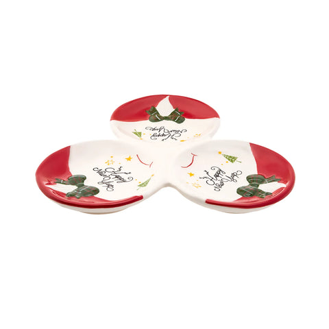 Karaca New Year 3-Teilige Snackschale