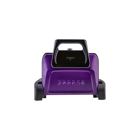 Karaca Future Plus Biodiamond Violett Antibakterieller Grill und Toaster 1800W