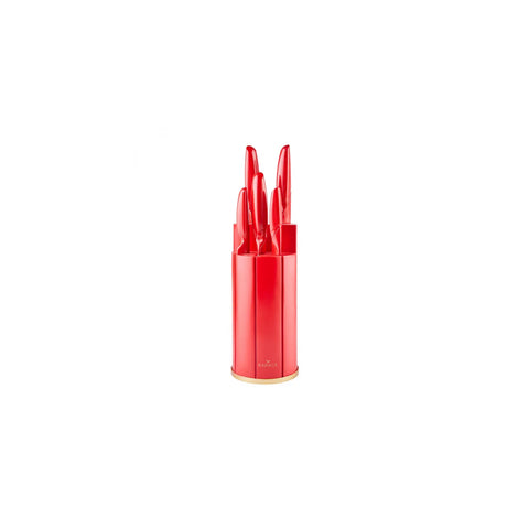 Karaca Retro Rot Messer-Set, 6-teilig