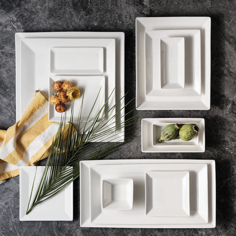 Karaca Carmen Trend Porzellanteller Quadrat 27 cm 11255-2