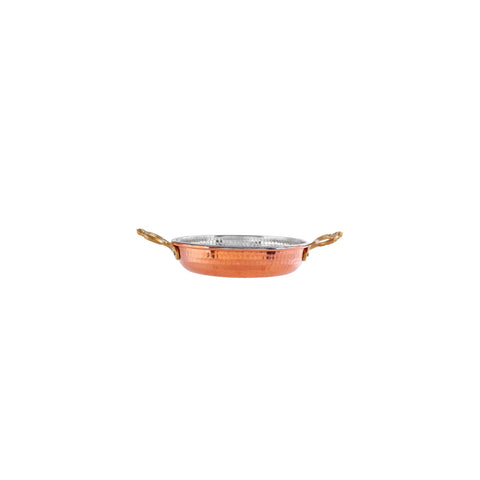 Karaca Mesopotamia 18 cm Kupfer Eierpfanne mit zwei Henkeln