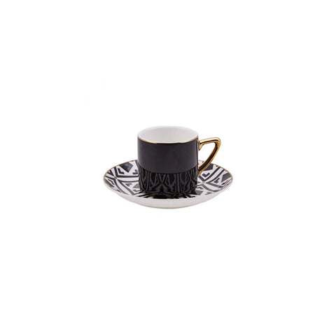 Karaca Monochromes Kaffeetassen-Set für 4 Personen