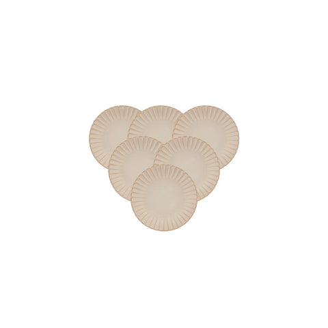Karaca Roca Cream 6-teiliges Kuchen-Set