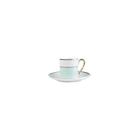 Karaca Lana Grünes Kaffeetassen-Set für 6 Personen